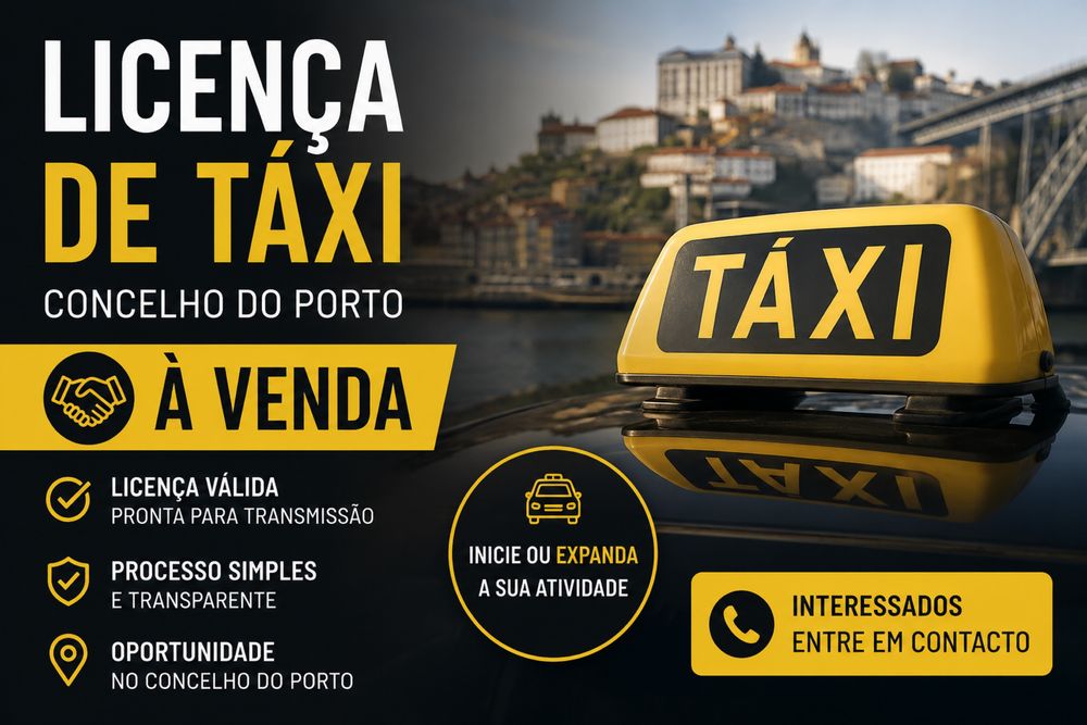 Cedencia de licença de Taxi- grande Porto