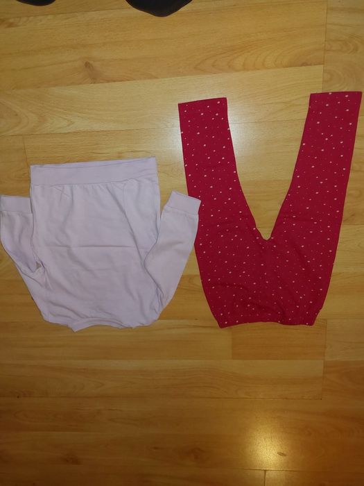 Zestaw świąteczny dla dziewczynki bluzka i spodnie 86 92 cm