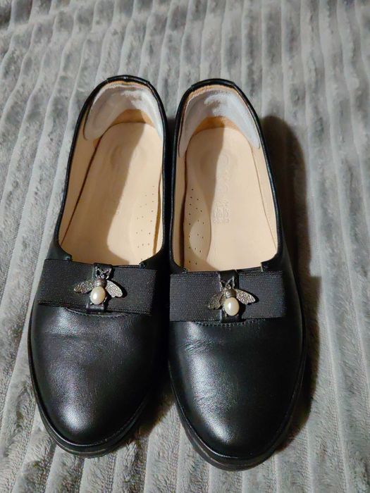 Buty skórzane, rozm.36.