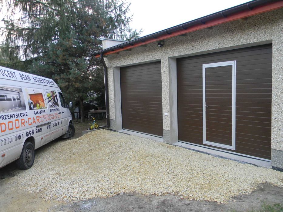 BRAMY SEGMENTOWE Na Wymiar • Garażowe i Przemysłowe • PRODUCENT- Brąz 280 x 2,25