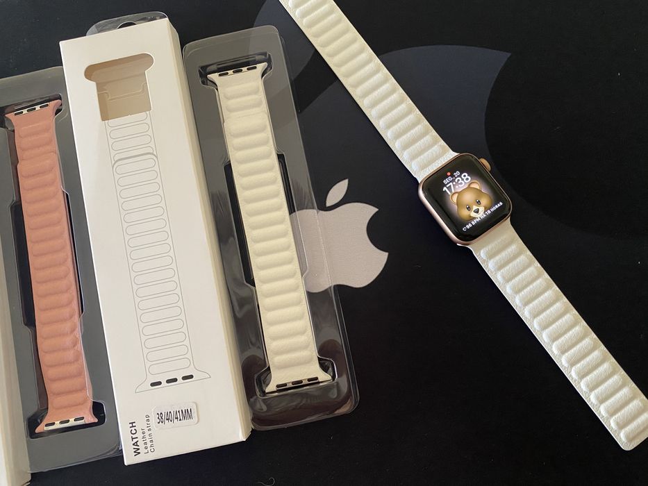 Braceletes para Apple Watch em pele com ímanes moldados