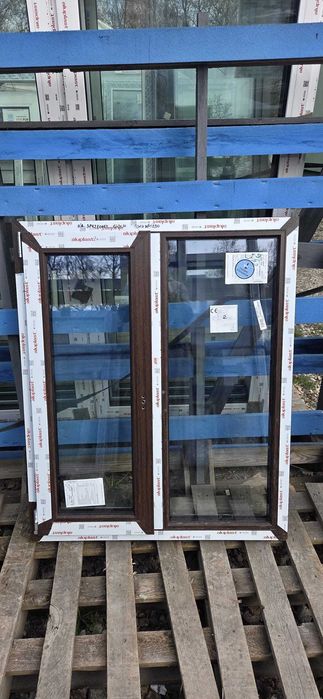 Okno PCV 100x120 MAHOŃ- nowe z magazynu