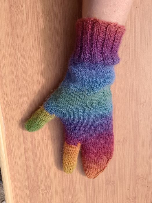 Рукавички табі - крутий і зручний тренд! шерсть 99%!