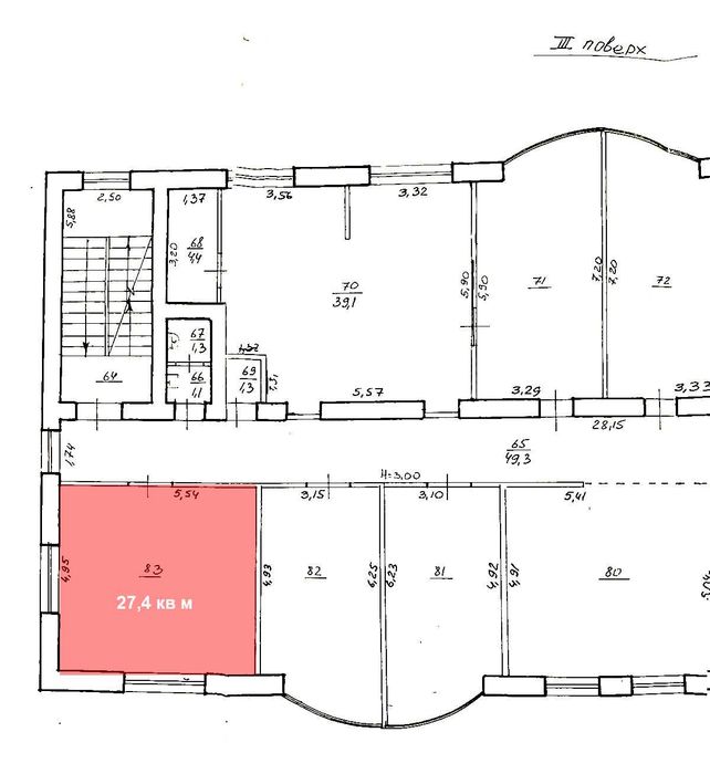 Оренда офіса 27 кв м в центрі Рівного.