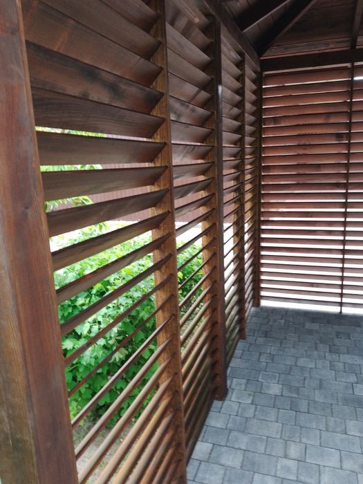 Rolety drewniane stałe żaluzje drewniane ruchome deseczki PRODUCENT