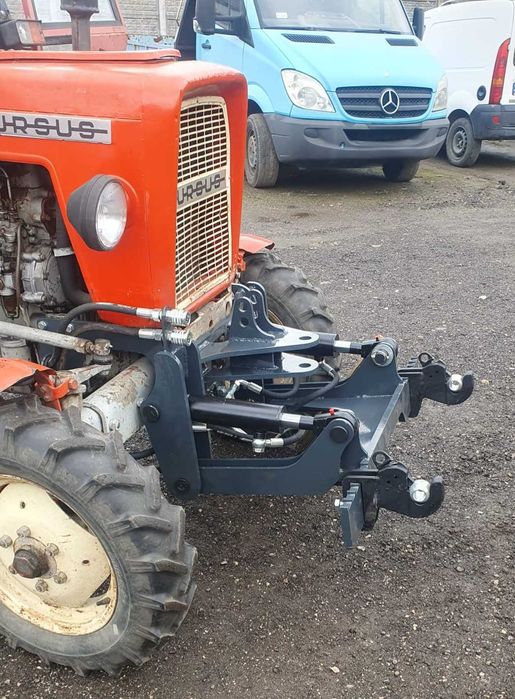 wzmocniona konstrukcja MASYWNY TUZ /regulowany rozstaw/ 2 siłowniki! UTB(1000KG)/ URSUS c-330 c-355 c-360(P) 4011 385 MASSEY FERGUSON 235/255 ZETOR