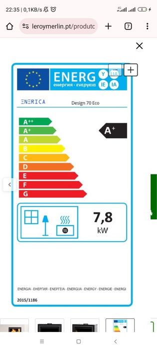Recuperador Mekka ventilado com garantia(tem duas semanas) 7,8 kw
