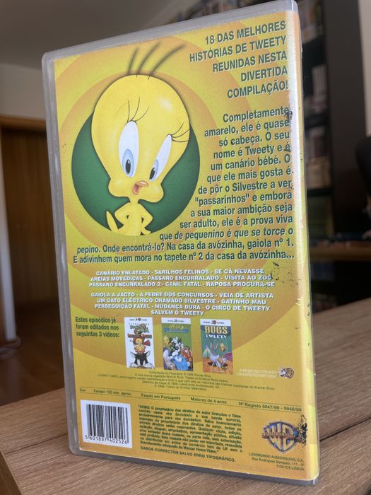 Vhs dupla espetaculo Tweety