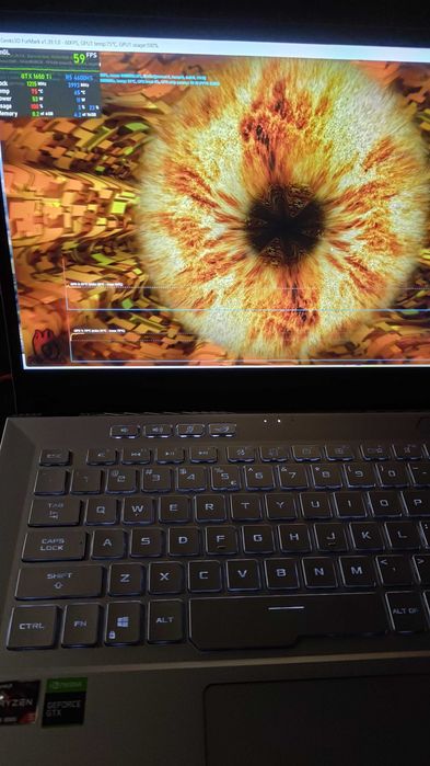 Laptop ASUS ROG ZEPHYRUS G14 120Hz R5 |16GB RAM |GTX 1650Ti 4GB |512GB