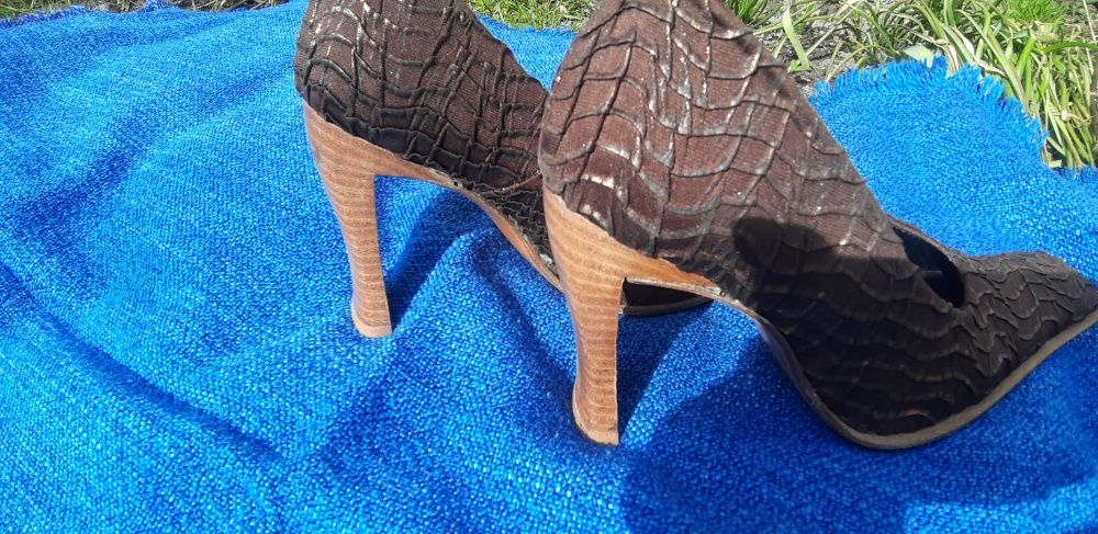 Shadey buty czółenka brązowe 37 wyjątkowe