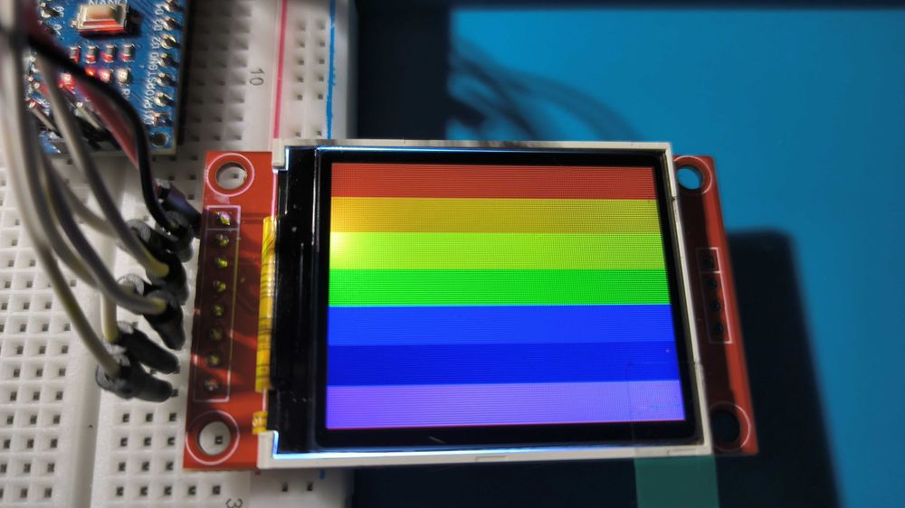 Дисплей 1.8" LCD Display TFT SPI 128*160 ST7735 для Arduino ESP32