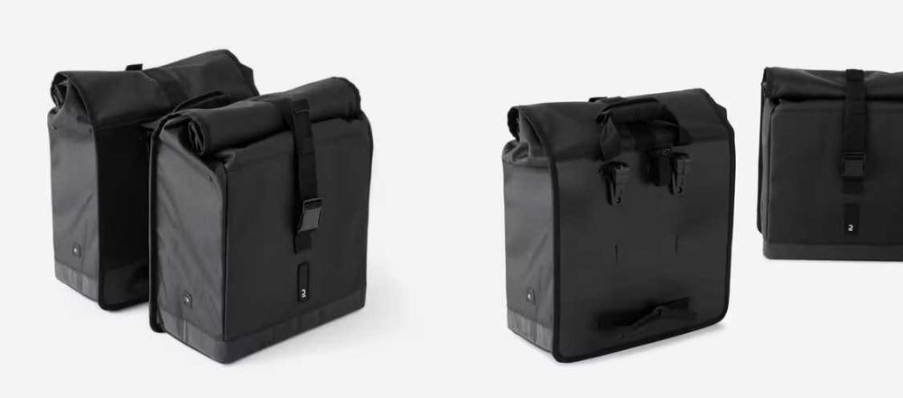 Alforge Duplo Bicicleta 500 2x20 L - DECATHLON- Promoção! Novo