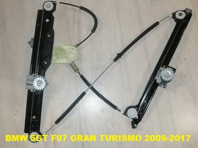BMW 5GT F07 GRAN TURISMO 2009-2017 Oryginalny Podnośnik Mechanizm Szyby Tył Lewy [6e]