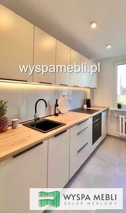 NOWA kuchnia meble kuchenne 260cm kaszmir czarny darmowa dostawa