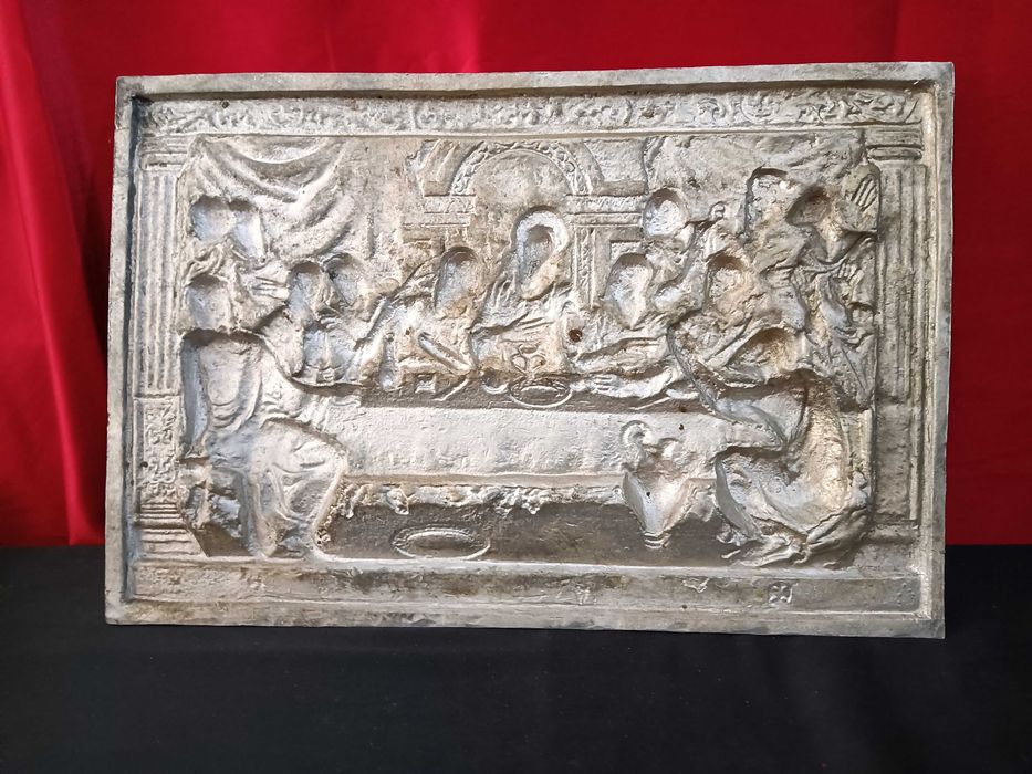 quadro em estanho sem moldura