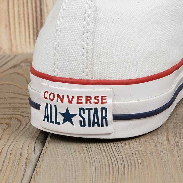 Кеди Converse All Star (White Hi) білі високі