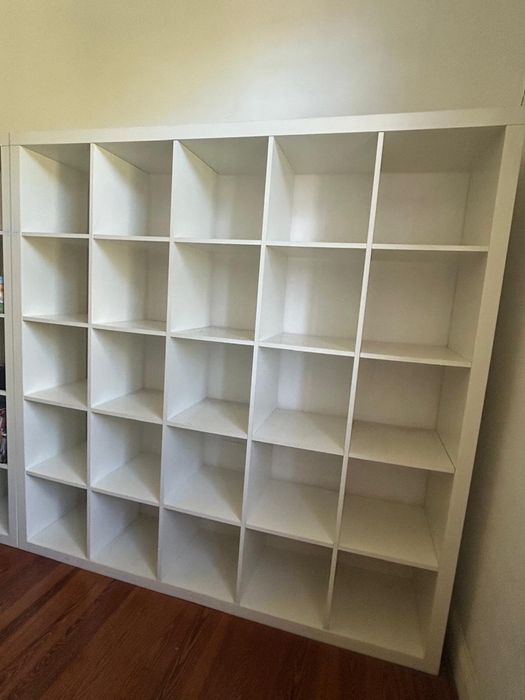 4 Estantes IKEA KALLAX 5x5 – Branca