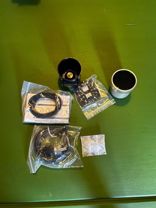 Manómetro Pressão de Óleo 52mm 7cores com aviso de pico ( Novo )