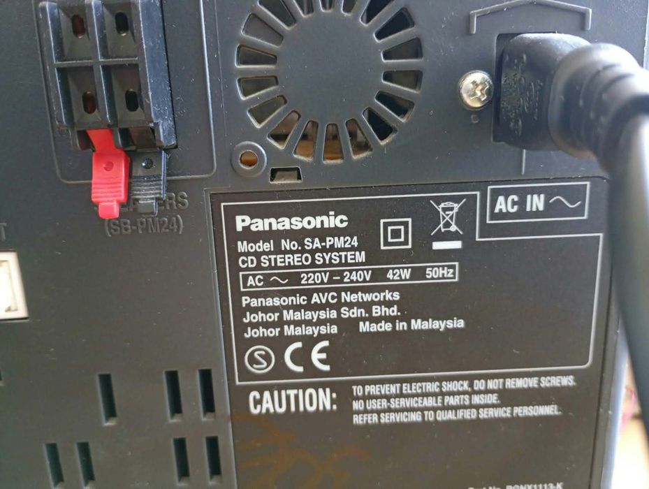 Mini wieża Panasonic