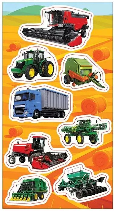 Naklejki Maszyny rolnicze. Nowy Produkt