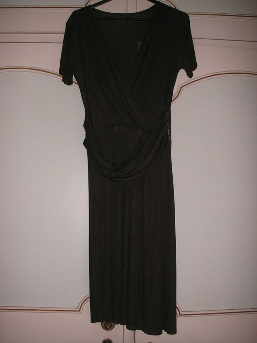 Vestido Verde e Branco