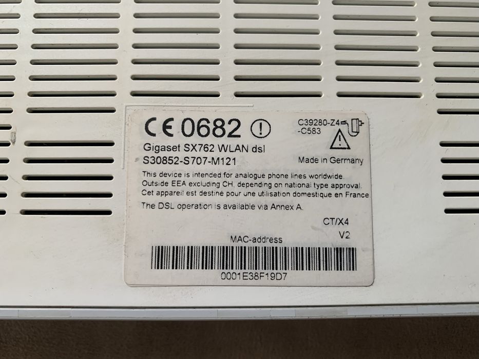 Router Siemens Gigaset SX762 – WiFi, VoIP, 4×LAN, sprawny