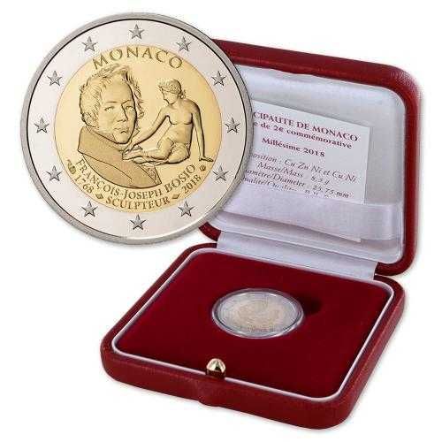 Moedas 2€ Monaco 2017 a 2022 Prince Albert HONORÉ Bosio carabiniers