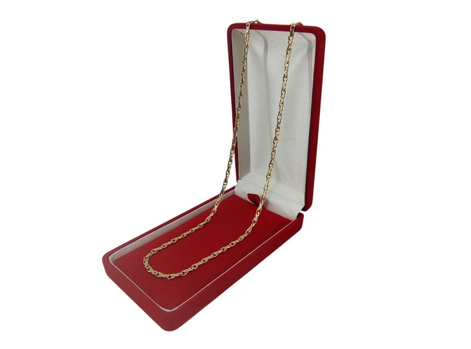 Piękny złoty łańcuszek - P.585, 10,44g, 52 cm, Wyjątkowy splot