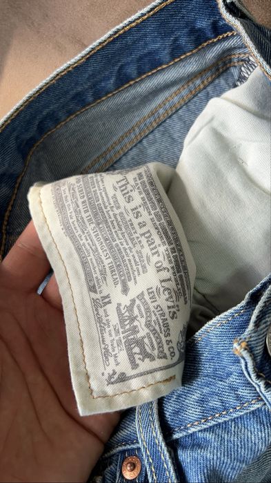 NEW ! ORIGINAL !Чоловічі  джинси Levi’s  501 Straight Fit