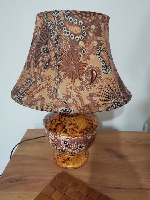 Lampka nocna brązowa