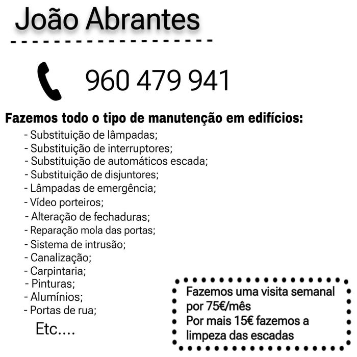 Pequenas reparações electricidade e  Canalizador