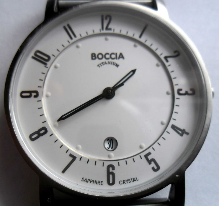 Boccia zegarek kwarcowy wykonany z tytanu