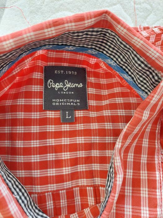 Lote 2 Camisas – pepe jeans, american Egle – tamanho L eu