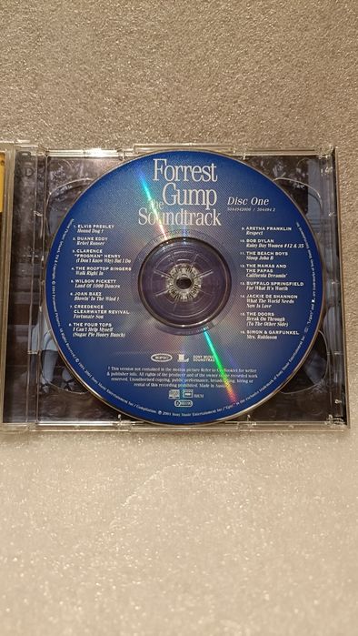 Forest Gump the Soundtrack 2CD
na płycie 2 * CD
