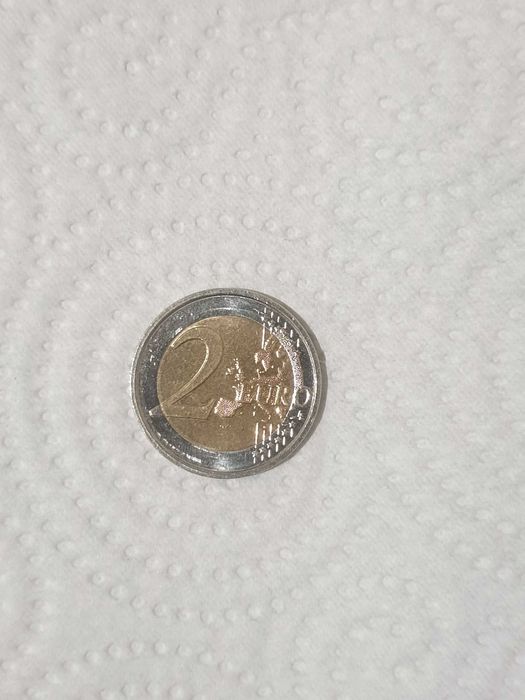 Moeda 2 euros comemorativa carlos magno