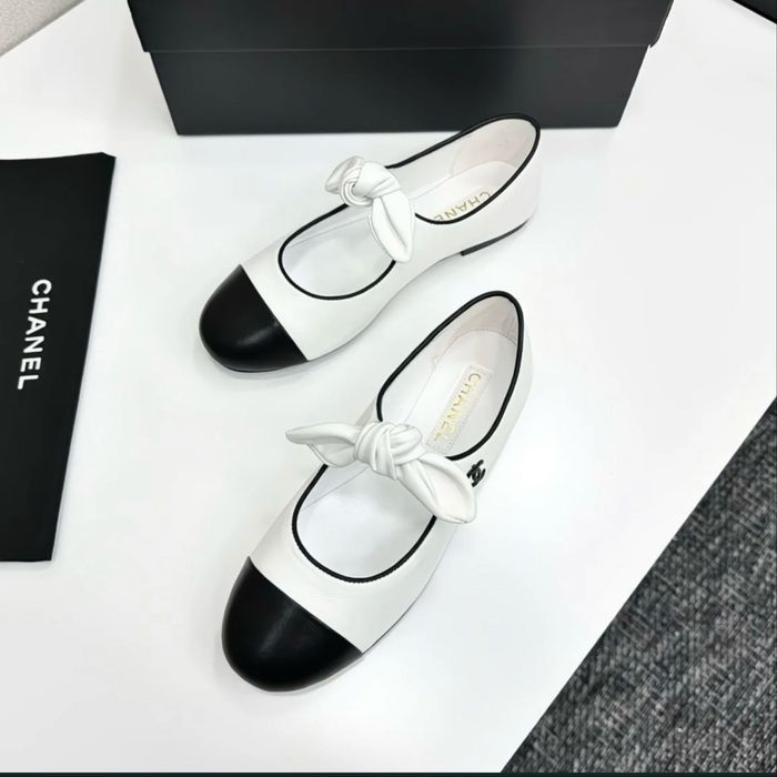 Кожанные туфли Chanel