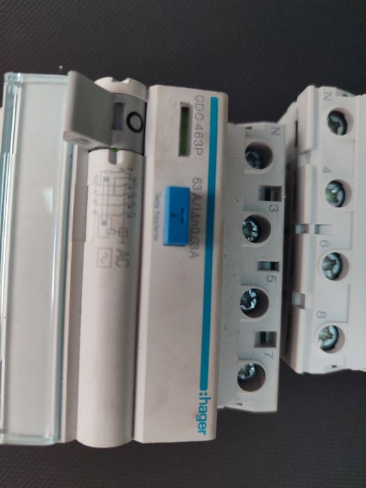 Diferenciais trifásicos 63A/0.03ma.03A