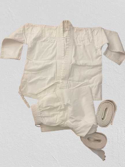 Quimono de Criança 110cm + 2 cintos brancos  100% algodão