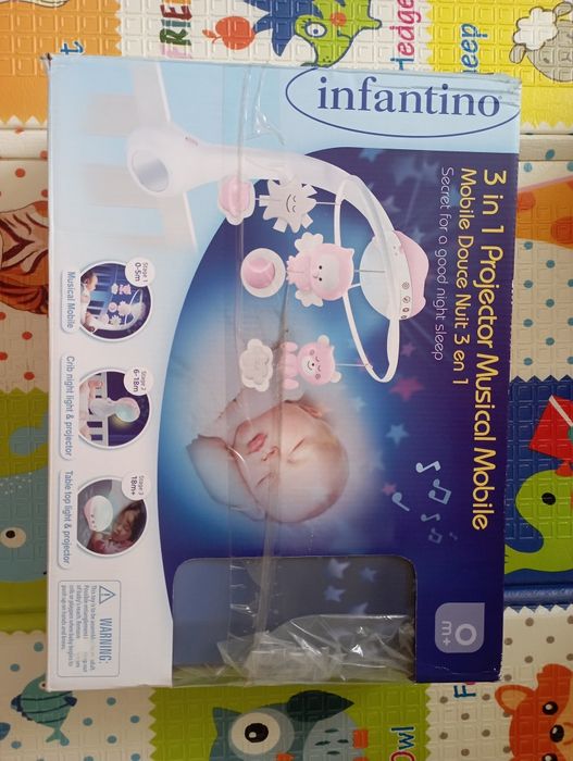 Дитячий мобіль Infantino 3 in1 Projector Musical Mobile