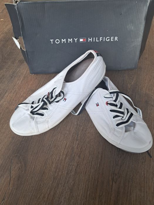 Tommy Hilfiger tenisówki trampki sneakersy biale r. 36 jeans essential