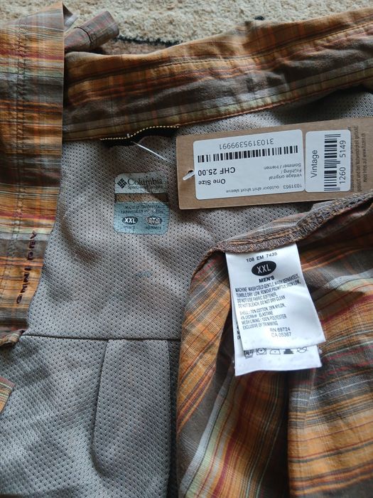 Сорочки  Mammut  M, Columbia XXL, Jack Wolfskin XXL, Weird Fish XL,  Quiksilver L