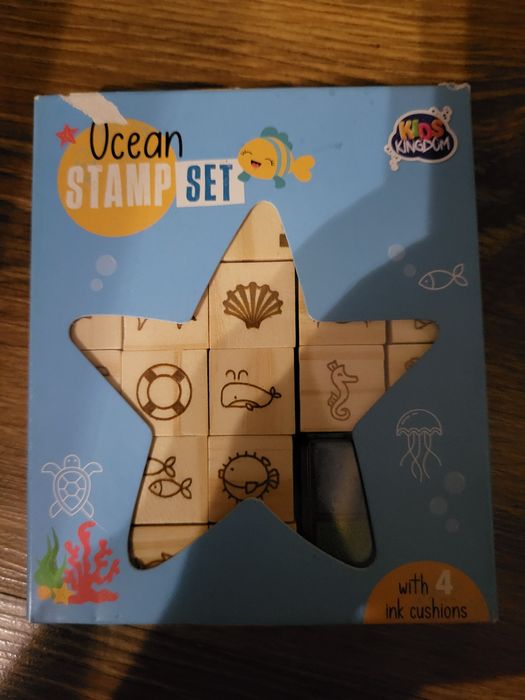 Pieczątki wakacyjne ocean