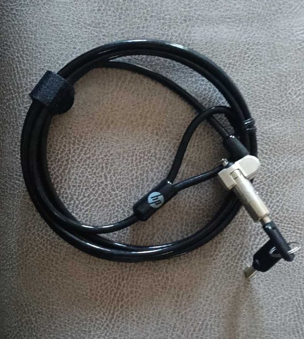 Cabo de segurança HP para portátil, original com chave Novo