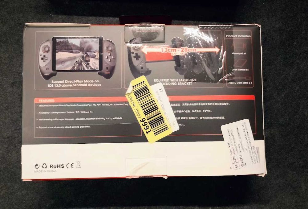 Gamepad iPega PG-9083S | Do Tabletu / Telefonu / Switch | Teleskopowy