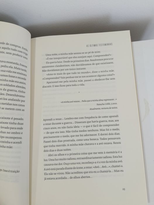 As últimas testemunhas