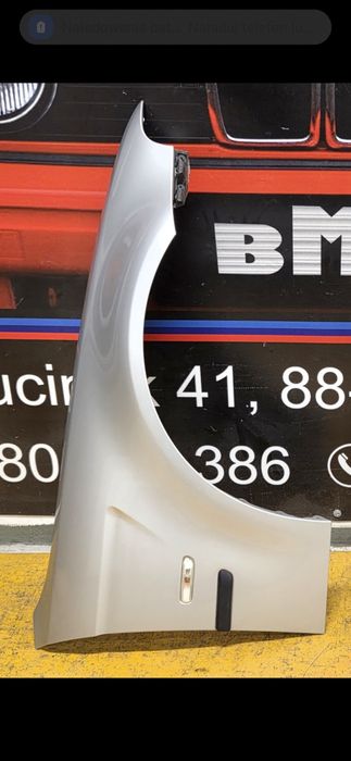 BMW E46 Compact Błotnik Prawy Titansilber 354/7 Oryginał Stan BDB