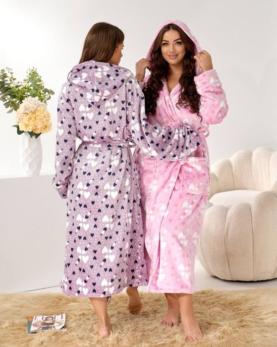 Халат теплий махровий