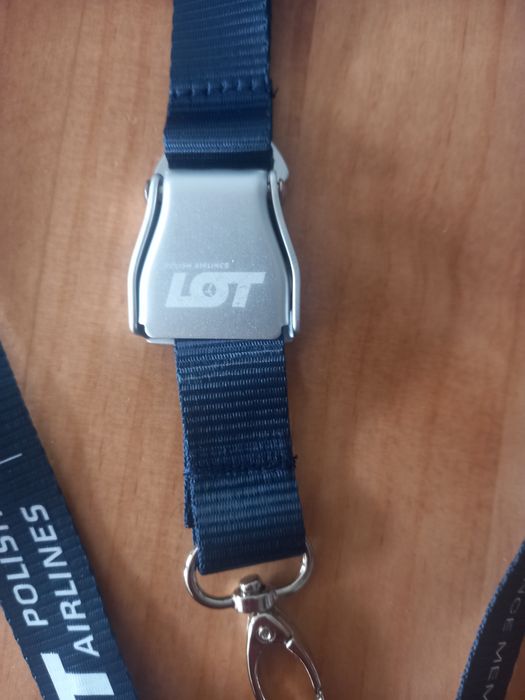 Smycz lotnicza PLL LOT pas lotniczy