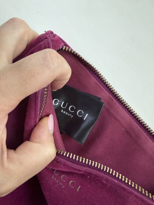 Оксамитова косметичка Gicci
