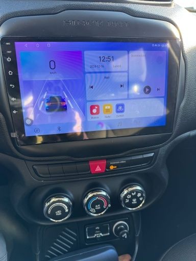 Rádio Jeep Renegade Android 13 com GPS